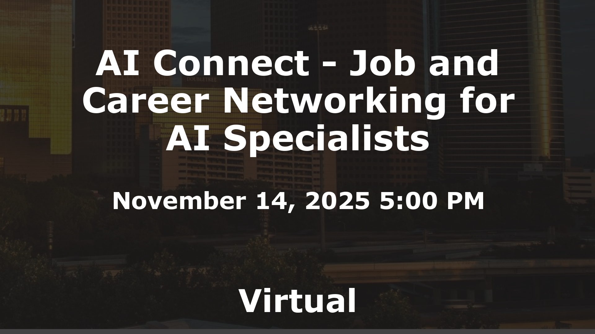 AI Connect - Job and Career Networking for AI Specialists event image